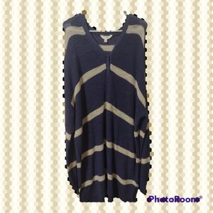 Terra & Sky®™ Long Sleeve Knit Button Up Sweater